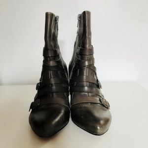 Corso Como grey leather booties